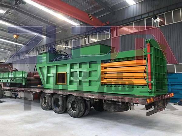 臥式半自動(dòng)廢紙打包機(jī)